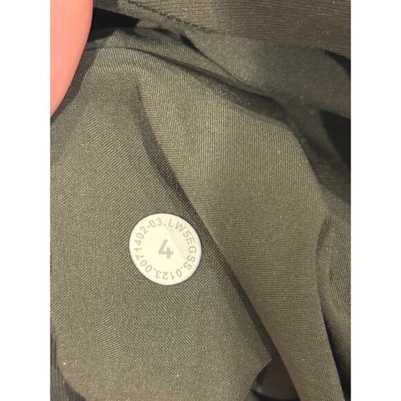 (4) $148 Lululemon Smooth Fit Pull-On High-Rise Pant Dark Olive - Picture 5 of 6